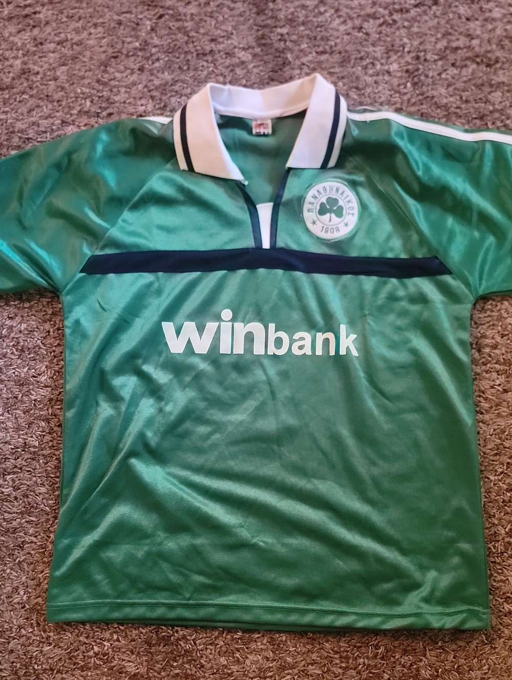Vintage Panathinaikos FC 2000–01 home jersey